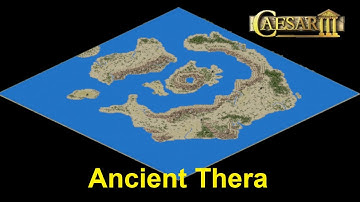 Caesar 3 Augustus custom map Ancient Thera by Lizzaran360