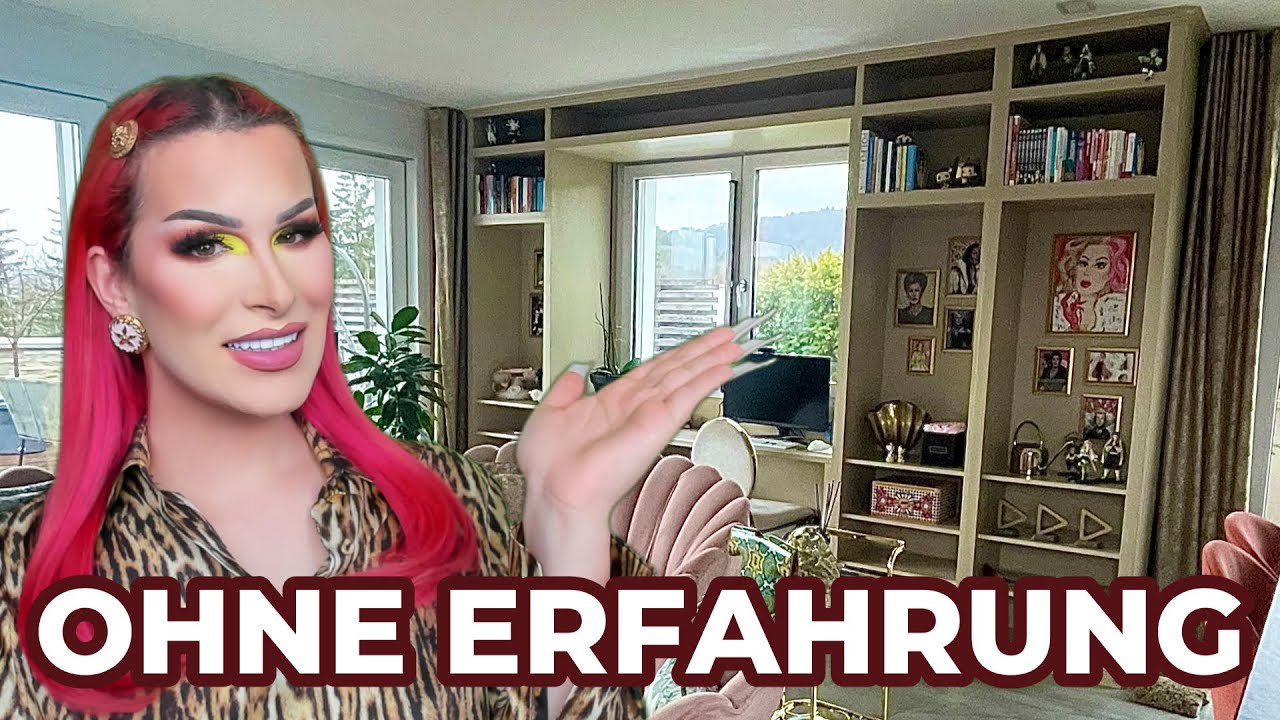 Ich habe ALLEIN und in nur 30 Tagen mein Traum-Bücherregal gebaut.