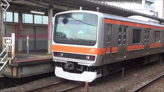 武蔵野線E231系Mu37編成武蔵浦和駅到着