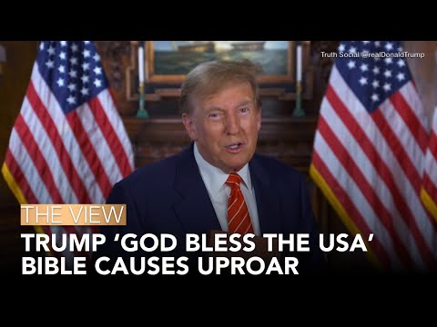 Trump Is Now Selling $60 Bibles | The View