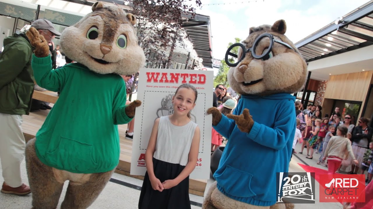NZ Premiere of Alvin and the Chipmunks - The Road Chip