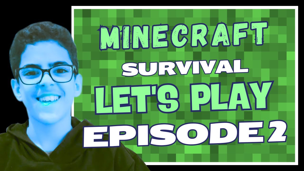 Minecraft Survival Let's Play Episode 2: Mining Iron and Finding a ...