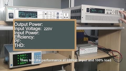 uPowerTek 400W LED Driver Performance Test - Grow Lighting or Sports Lighting Application