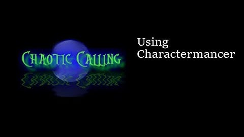 Using Charactermancer on Roll 20