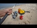 Eating ONLY What I Catch for 24 HOURS! (Survival Fishing)