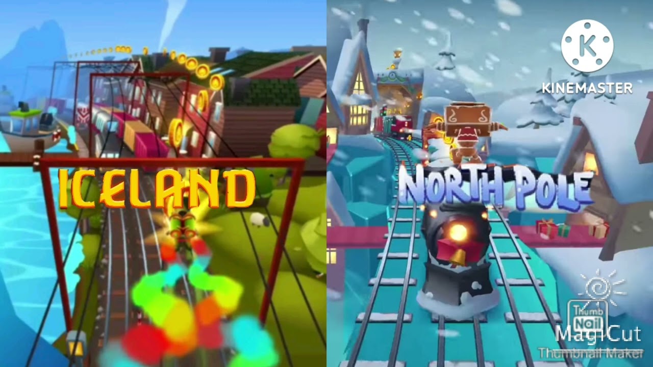 Subway Surfers Iceland 2022 x North Pole 2021 ( Music Mashup )