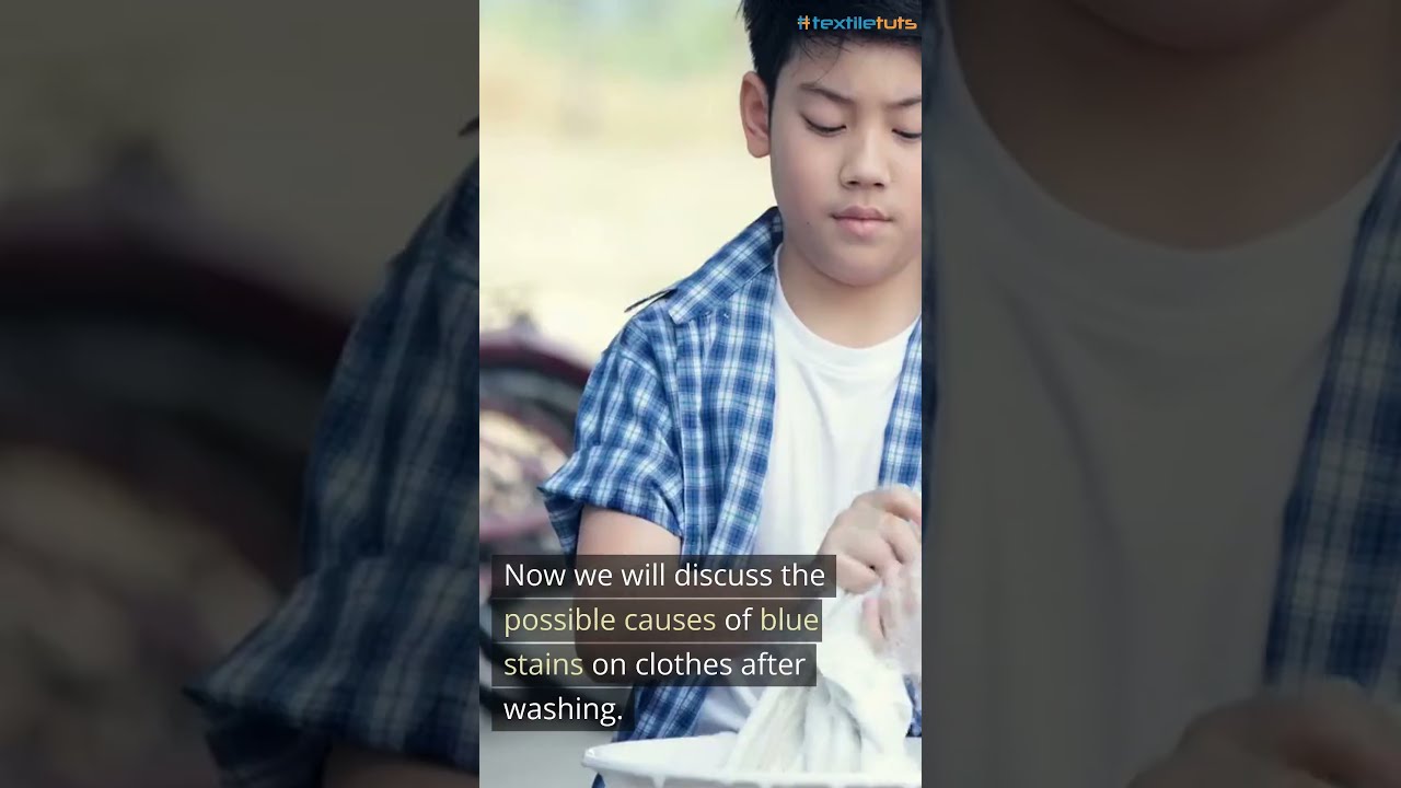 Why Do My Clothes Have Blue Stains After Washing? | #shorts