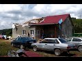 В Крыму ураган снёс крыши десятков домов