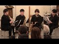 DANZEN! ふたりはプリキュア[サクソフォーン5(4)重奏](小杉保夫/山田悠人)/DANZEN! Futari wa Pretty Cure[Saxophone Quintet]