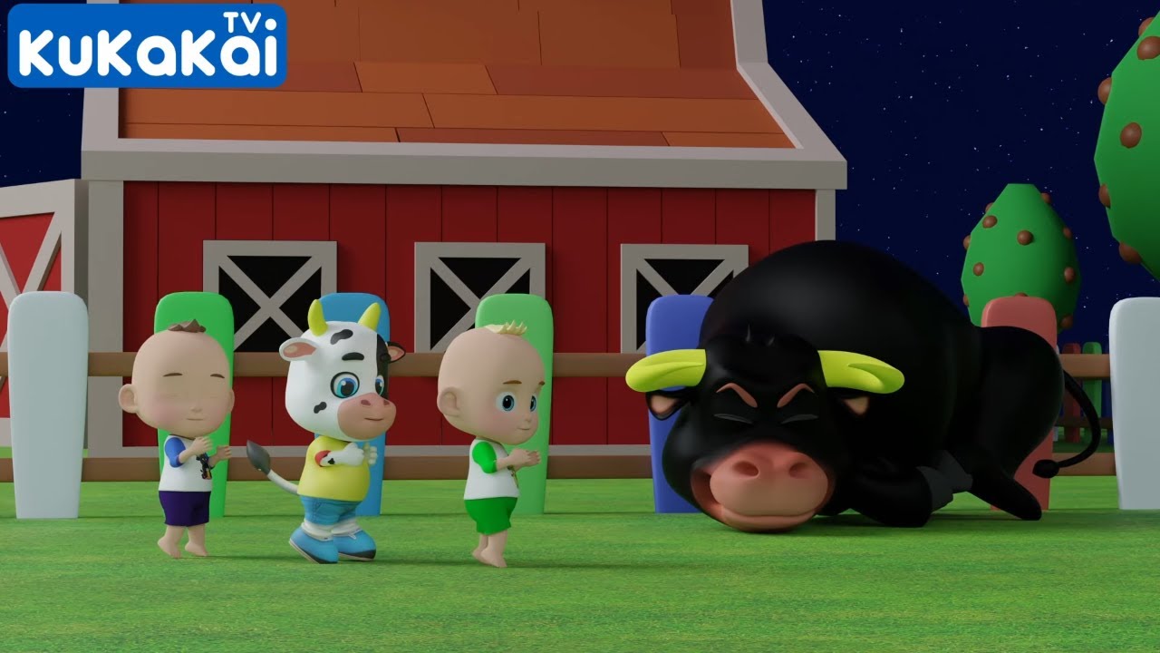 Vamos fazer silêncio para o Boi da Cara Preta não acordar! - KuKaKai Tv | Vídeo Infantil | Português
