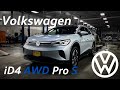 VW iD4 AWD Pro S review! First test drive. VW iD4 vs Audi Q4 e-tron?