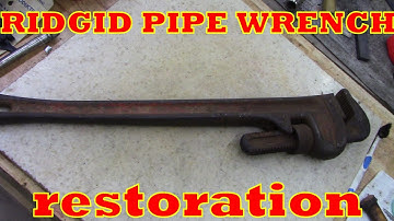 Ridgid pipe wrench restoration!