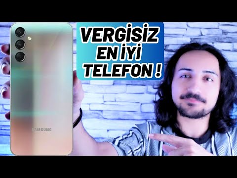 VERGİSİZ EN İYİ TELEFONU ALDIM ! Samsung Galaxy A24 İnceleme