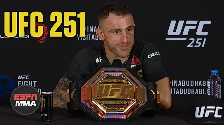Alexander Volkanovski talks win over Max Holloway at UFC 251 | ESPN MMA