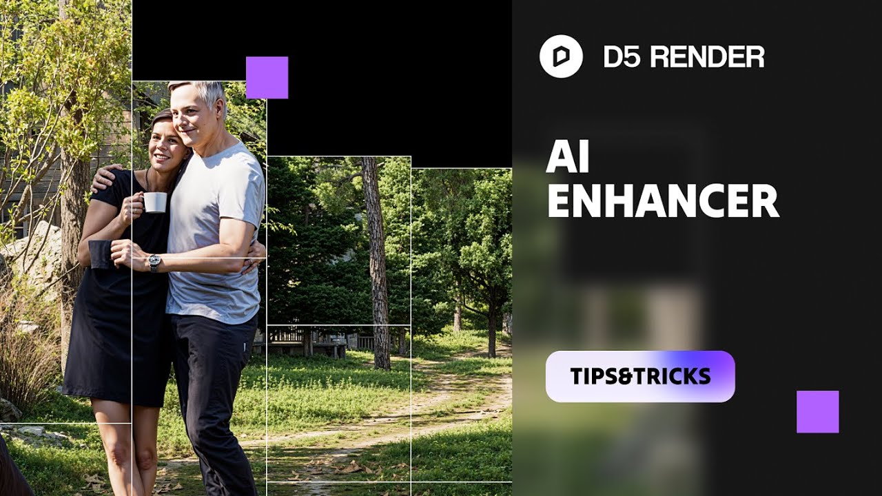 Built-in AI Enhancer in 3D Rendering | Material, Lighting, Character Model AI Enhancement