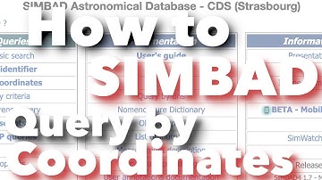 SIMBAD Query by Coordinates Tutorial