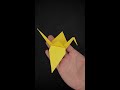 How to make a paper tsurucrane origami shorts craft easyorigamiandcrafts