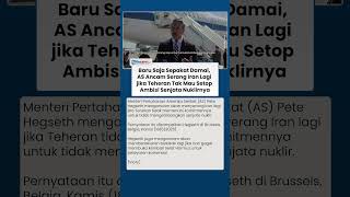 AS Tetap Ancam Iran meski Sudah Damai, Teheran Bisa Diserang Lagi dan Blokade Kembali Diberlakukan