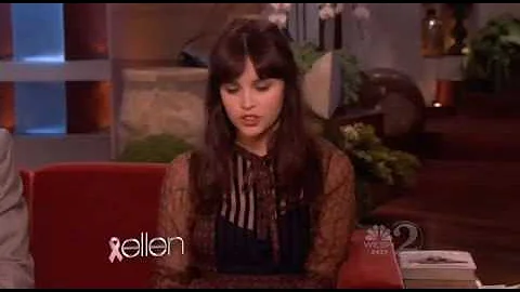 Anton Yelchin and Felicity Jones on Ellen (10/26/2011)