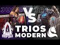 Eldrazi Tron (Единорог) VS Jund (Портал) | ВЕРСУС 3x3 по МОДЕРНУ | Team Trios Modern MTG (#2)