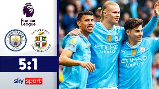 City legt vor und macht Druck auf die Konkurrenz! | Manchester City - Luton Town | Highlights - PL
