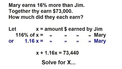 PreCalculus - Algebra Fundamental Review (23 of 80) Review of Word Problems: Salaries
