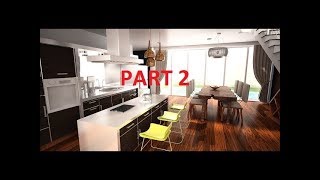 3ds Max Modeling a Kitchen Tutorial - Cabinet  ( Part 2 )