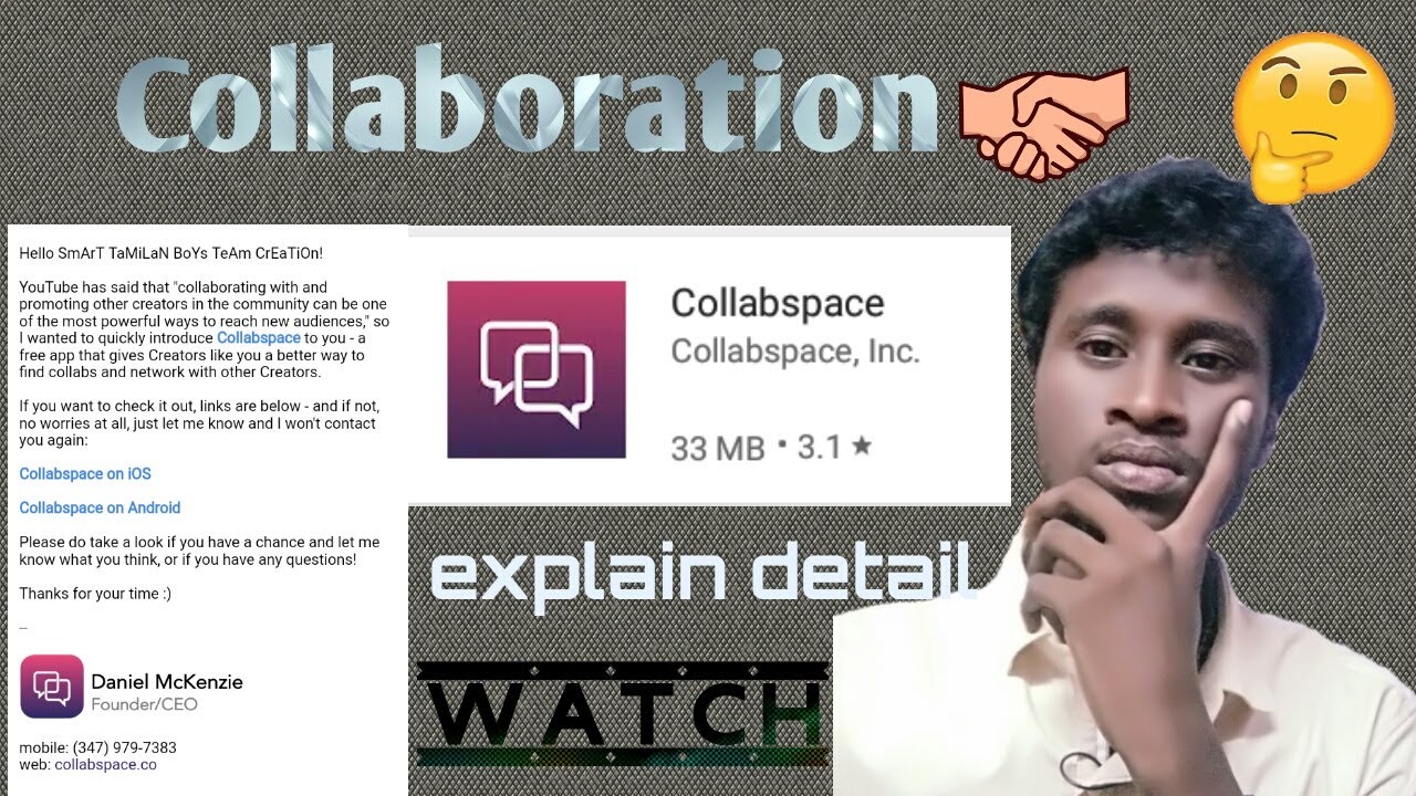 collaboration explain detail in tamil :: youtube collaboration :: explain by sakthi