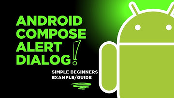 How to EASILY set up basic Alert Dialog in Jetpack Compose