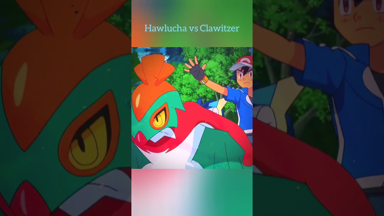 Hawlucha vs Clawitzer Battle 