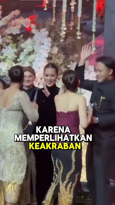 Mahalini and Rizky Febian Attend Al and Alyssa's In-Law Wedding. #mahalini #rizkyfebian