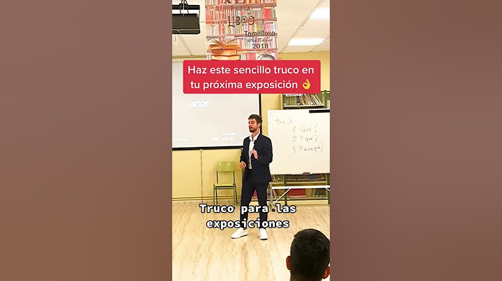 Truco para exposiciones 👌 Haz esto si te pones nervioso 😦 #hablarenpúblico #comunicación