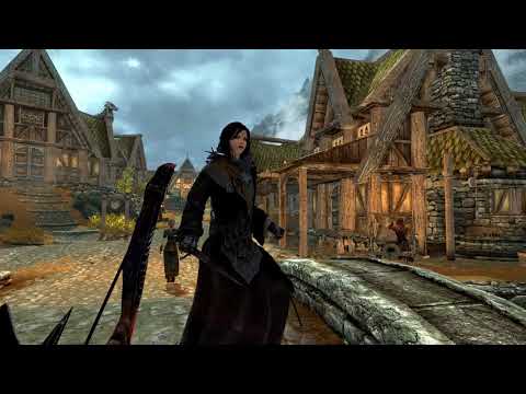 SKYRIM тест стрельбы