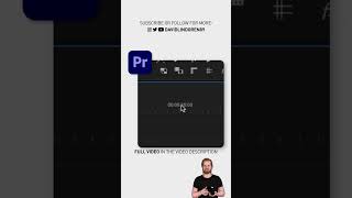 How to record voice directly in Premiere Pro #Shorts