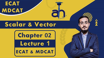 Scalars & Vectors (Lecture 1) | ECAT/MDCAT | Chapter 2 | XI Physics
