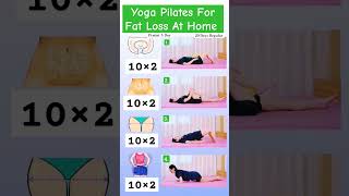 Effective Yoga?‍️ Pilates Routine for Rapid Fat Loss || #youtubeshorts #yoga #weightloss