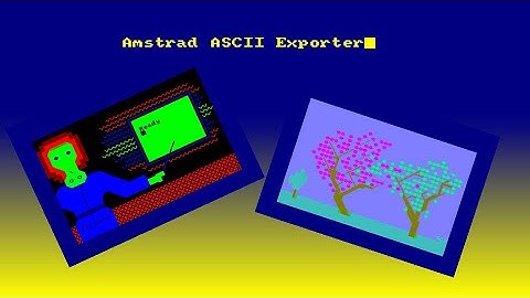 Amstrad ASCII Exporter