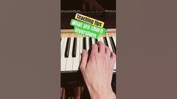 Chord inversions - #chordstutorial #chords #pianoteacher #pianotutorial #keyboardlessons #piano