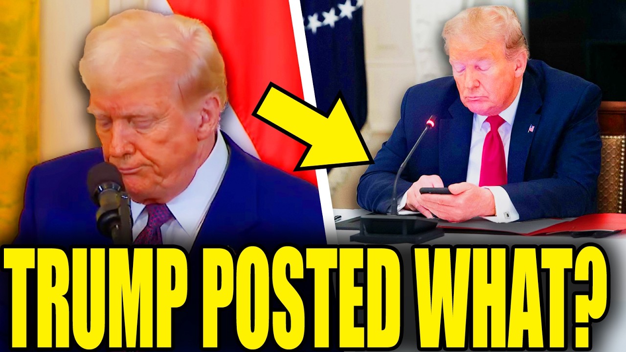 Sick Trump Posts Threat As Disaster Speech Crashes Markets