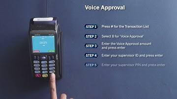 AutoLink Verifone Device: How to do a voice approval