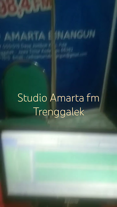 RUANG SIARAN RADIO AMARTA FM TRENGGALEK