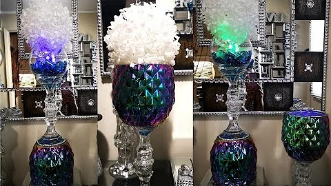 DOLLAR TREE DIY CANDLE HOLDERS | CENTER PIECE