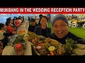 Unlimited food and drink mukbang in the luxurious wedding reception