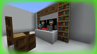 كيفيه عمل سيت اب / كمبيوتر فى ماين كرافت بدون مودات  Building a gaming set up in Minecraft. no mods