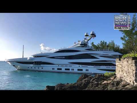 Lionheart Superyacht Leaves St George's, April 2024