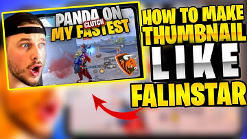 HOW TO MAKE THUMBNAIL LIKE FALINSTAR IN PICSART APP TEAM ALBO
