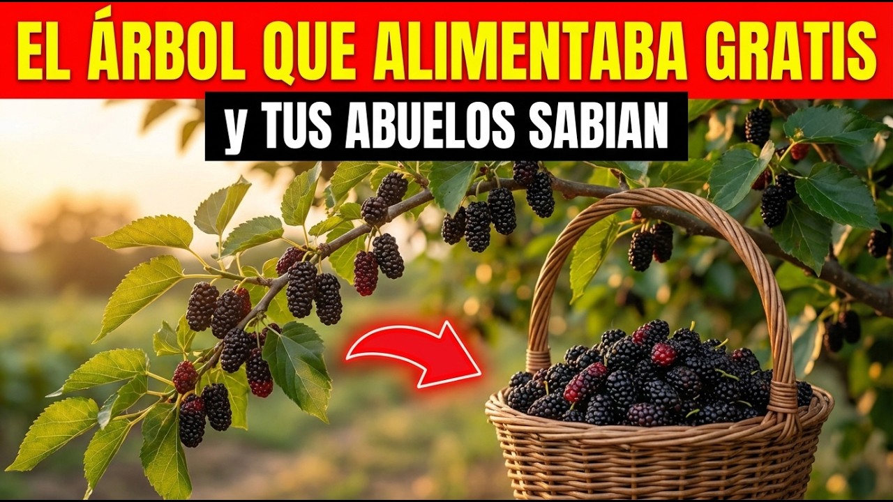 El Arbol que produce ALIMENTO, FERTILIZANTE y MADERA durante 100 años  ¿Por qué lo abandonar?