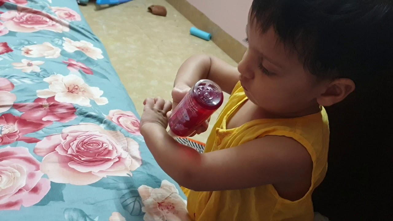 Toddler Knows the Importance of Sanitizing! | Stay Safe Stay Home  | 19 Months Old Baby
