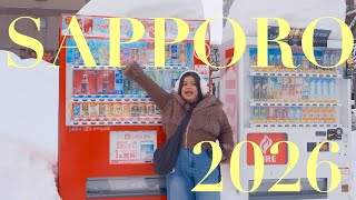 SAPPORO '26 | stranded in sapporo airport, bibai snowland activities, slow snowy days in january ☃️