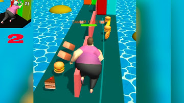 Fat Pusher - Gameplay Walkthrough - Level 11-15  (iOS,android)